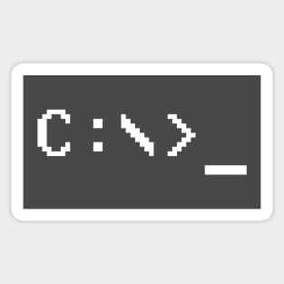 DOS C Prompt Sticker